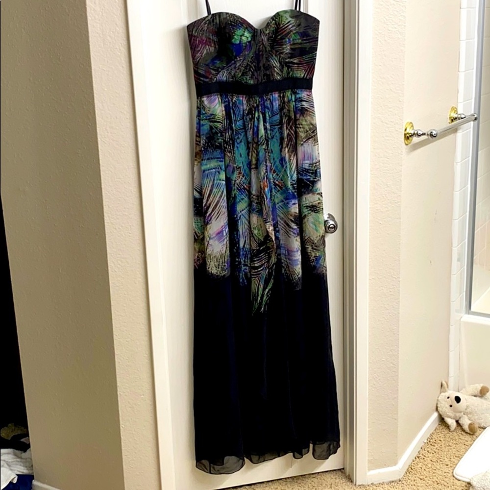 BCBGMAXAZRIA Strapless Gown